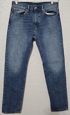 Levis 502  Well Thread Denim Jeans BIG E Straight Leg Zipper Fly  33 x 33